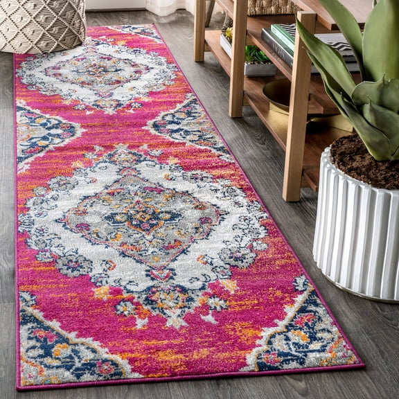JONATHAN Y BOHEMIAN FLAIR 2 x 8 Runner Rug, Vintage Medallion - Multi, BMF105A-28