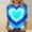 a33_Multicolor, variant on Vetsdori Valentine T-Shirts for Women 3/4 Sleeve Pullover Gifts for Her Heart Print,Graphic Crew Neck Fashion Juniors Tops Cute