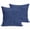 Blue, variant on Throw Pillow Covers 18x18 Inch Set of 2 Wine Red Linen Decorative Pillows Cushion Case Soft Square Pillowcases Farmhouse Pure Color Throw Pillows for Couch Sofa Bed Chair Home Decor
