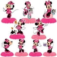 thumbnail image 3 of 9 Pcs Cute Party Decorations, Cartoon Honeycomb Centerpieces for Minnie Birthday Party, 3D Table Decorations Party Supplies, 3 of 5