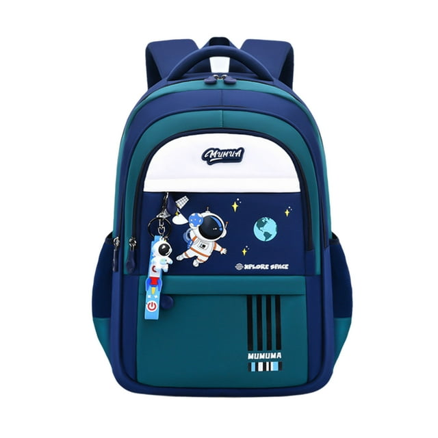 MIASHUI Sac à Dos pour Enfants Sac d'École Tissu Léger Résistant à l'Eau avec Multiples Compartiments Design de Dessin Animé Mignon Idéal pour Garçons et Filles