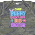 thumbnail image 4 of Inktastic Some Bunny is Going to Be a Big Sister with Bunny Ears and Flowers Girls Baby Bodysuit, 4 of 5