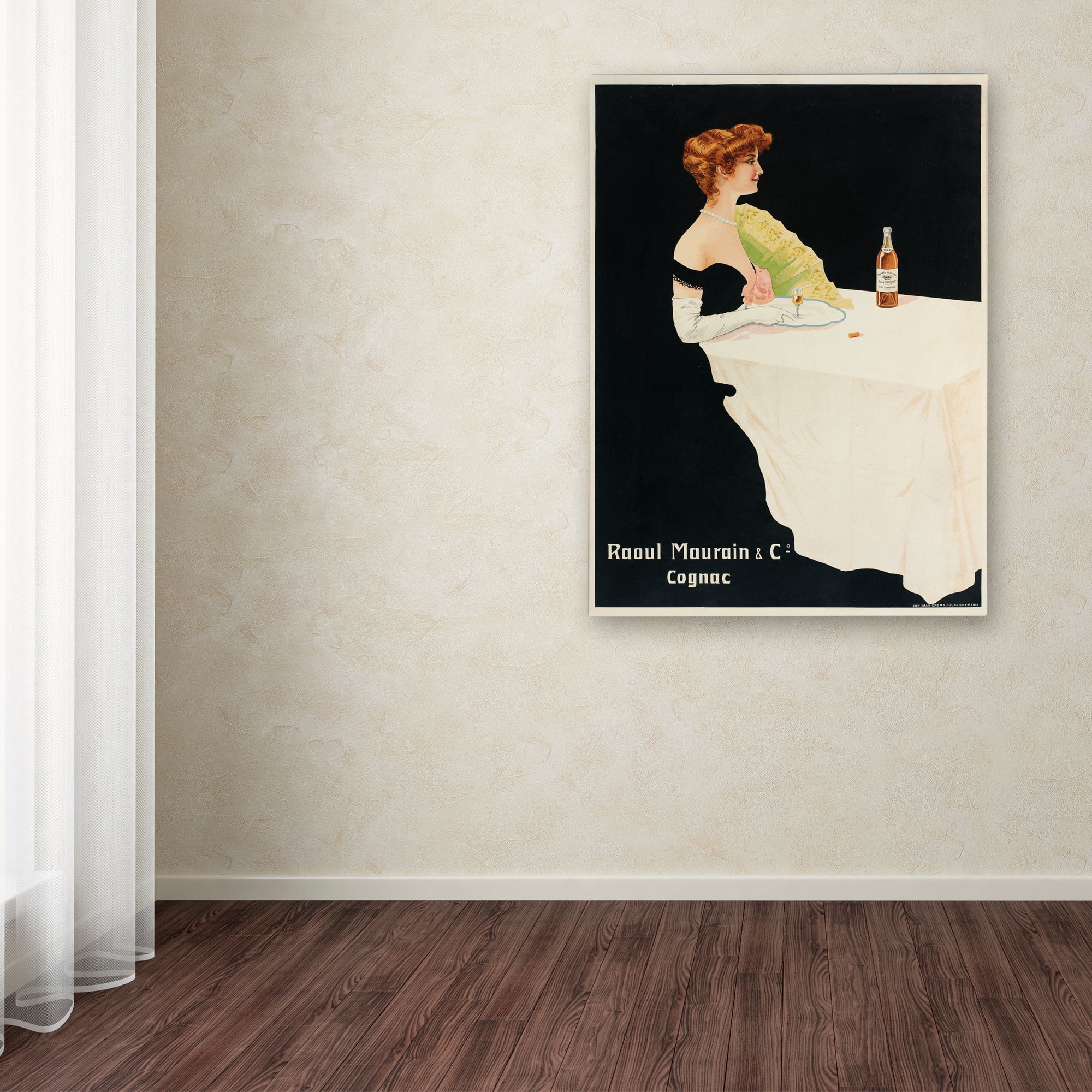 "Raoul Maurain and Co Cognac" Canvas Art