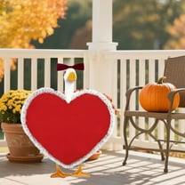 Valentine's Day Porch Goose Outfits, Pretty Funny Lawn Gooses Costume Decoration, Soft Large Clothes for 23Inch Porch Gooses, Suitable for Garden Yard Patio Lawn Decoration