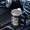 thumbnail image 6 of OBREWU World's Best Farter Tumbler with Handle and Lid,40oz World's Best Farter Double Wall Vacuum Insulated Tumbler,World's Best Farter Cups Gift for Women and Men, 6 of 7