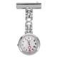 thumbnail image 1 of WORGEOUS Elegante broche de reloj de enfermera con clip de pin, reloj colgante de bolsillo de enfermera médica, reloj de bolsillo retro, regalo (blanco), 1 of 8