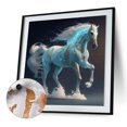 thumbnail image 3 of Kit de pintura por números DIY caballo mano aceite arte imagen artesanía decoración de pared (H1216) FLhrweasw Nuevo, 3 of 9