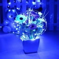 thumbnail image 4 of 3.3ft 10 LED Copper Wire Fairy String Lights Battery Operated for Indoor Home Bedroom Wedding DIY Party Christmas Festival Decorations (Blue), 4 of 9