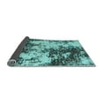 thumbnail image 2 of Ahgly Company Indoor Square Abstract Light Blue Modern Area Rugs, 4' Square, 2 of 4
