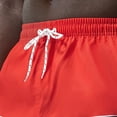thumbnail image 4 of PEASKJP Mens Beach Boardshort Quick Dry Board Shorts Swim Trunks, Red M, 4 of 5