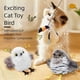 thumbnail image 3 of Electronic Interactive Flying Bird Cat Toy with Flapping Wings & Chirping Sound for Indoor Cats, 3 of 5