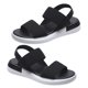thumbnail image 3 of Minnieouse 1 par de zapatos con correas elásticas, sandalias deportivas de verano, calzado informal transpirable, sandalias, regalos para playa al aire Calzado Negro Größe 35 Minnieouse AP011265-01, 3 of 6