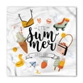 thumbnail image 1 of Summer Bandana, It's Summer Party Doodle Art, Unisex Head and Neck Tie, by Ambesonne, 1 of 2