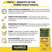 Harris Famous Roach & Silverfish Killer Tablets, 6 oz.