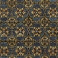 thumbnail image 4 of HomeRoots 8' X 11' Blue And Gold Oriental Power Loom Area Rug, 4 of 6
