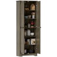 thumbnail image 1 of HOMCOM Armoire de Garde-Manger Style Ferme 67 Pouces, Armoire de Rangement Haute, Gris Vieilli, 1 of 10