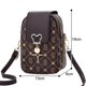 thumbnail image 2 of Pequeños bolsos cruzados para mujer Bolso de hombro Monederos y bolsos elegantes Monedero para teléfono celular de diseñador, 2 of 5