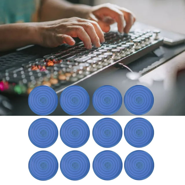 Housse de Bouton d'Arcade, Housse de Bouton-Poussoir Compacte pour Jeu d'Arcade Finition Givrée Professionnelle 12 Pcs pour Interrupteurs
