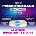 thumbnail image 4 of Probiotics 50 Billion CFU Per Serving - 10 Premium Strains + Digestive Enzymes & Prebiotics - Best Probiotic for Women & Men, Supports Immune, Gut Health, Constipation, Gas & Bloating - 60 Capsules, 4 of 9