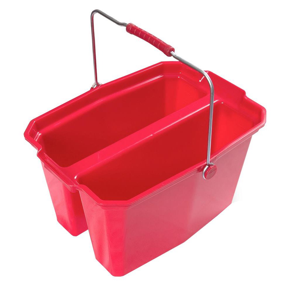Cequent Laitner Company 7031 19 Quart Red Double Mop Bucket Walmart