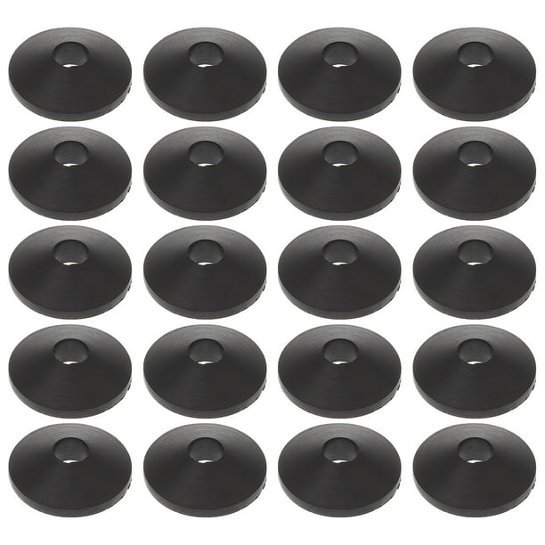 20 arandelas de goma para pernos de inodoro, tornillos a prueba de fugas, arandelas de goma cónicas