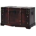 thumbnail image 2 of vidaXL Vintage Treasure Chest Wood 26"x15"x15.7", 2 of 9