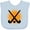 AE-Light Blue, variant on Inktastic Field Hockey Player Team Coach Boys or Girls Baby Bib