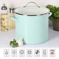 thumbnail image 3 of Martha Stewart Thayer Enamel on Steel 12 QT Stock Pot W/ Metal Lid, 3 of 6