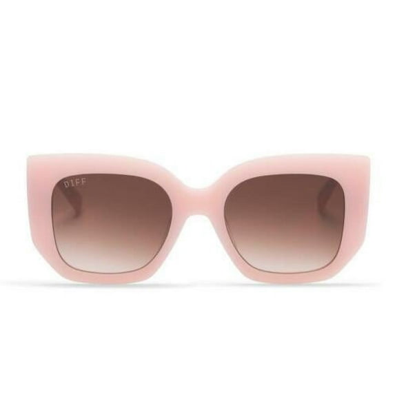 UNCOMMON JAMES DIFF RETRO CREAMY PINK SUNGLASSES