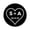 Black, variant on Darling Souvenir Round 45 Pieces Heart Save The Date Stickers Personalized Bride Groom Initials And Date Envelope Seals - Mint