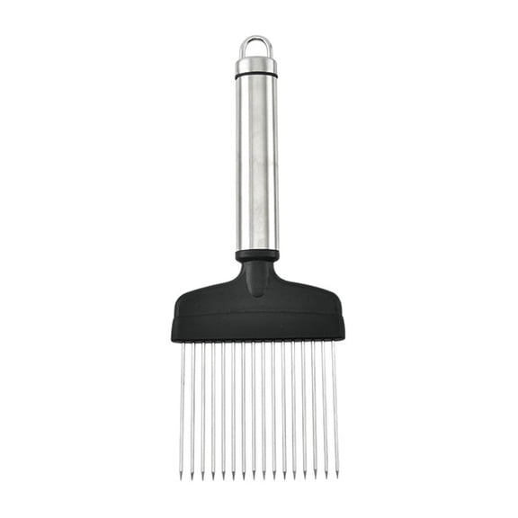 Vegetable Slicer, Stainless Steel Multi-use Cutter, Lemon Patato Tomato Slicer, Large Handle Manual Slicer for Kitchen