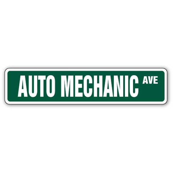 AUTO MECHANIC Street Sign car truck fix garage tech | Indoor/Outdoor |  36" Wide