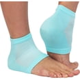 thumbnail image 1 of Taloneras de gel hidratante NatraCure 608-M CAT Aqua Blue, 1 of 9
