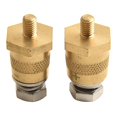 thumbnail image 1 of Battery Pole Terminals Brass Battery Pole Positive Negative M6 Male M8 Female, 1 of 9
