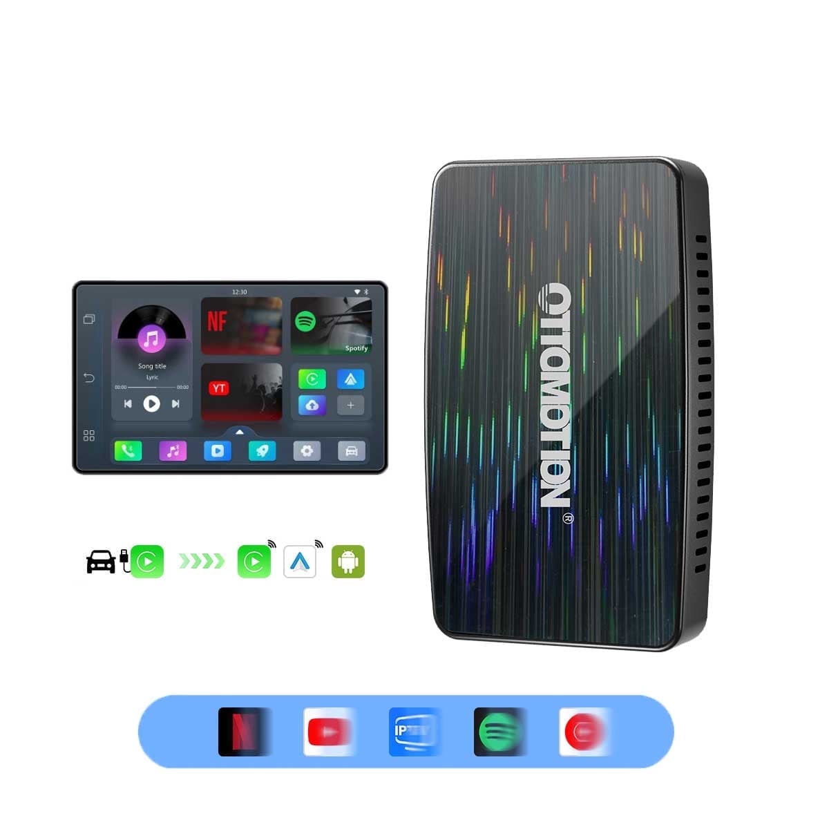 OTTOCAST U2-X Pro Adapter Dongle: Wireless CarPlay & Android Auto