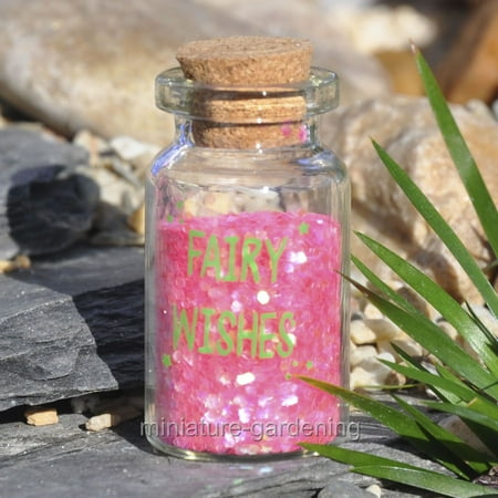 - Miniature Fairy Wishes in a Bottle for Miniature Garden, Fairy Garden