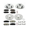 thumbnail image 3 of PowerStop Front and Rear Z23 Evolution Sport Carbon-Fiber Ceramic Brake Pad and Drilled & Slotted Rotor Kit Fits: NISSAN Select Models K6361, 3 of 10
