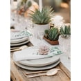 thumbnail image 6 of Cloth Napkins Set of 8 - 20x20 Inches, Teal Eucalyptus Leaves Washable Reusable Table Napkins, Spring Floral Summer Botanical Soft & Absortbent Dining Napkin for Party Wedding Hotel Restaurant, 6 of 8
