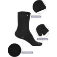 thumbnail image 3 of Kiibsot 4 Pack Flip Flop Socks Split Toe Socks Japanese Tabi Socks for Men Women, 3 of 7