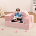 thumbnail image 2 of Yeshouse Sofá modular para niños pequeños y niños, juego de sofá de espuma con cojines desmontables, sofá suave convertible para leer, jugar y dormir en el dormitorio o la sala de juegos, 2 of 8