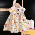 thumbnail image 2 of THDHVS Girls Casual Dresses,Cute Print Dress Princess Dress Summer Children Dress Sleeveless Round Neck Dress, 2 of 3