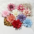 thumbnail image 7 of Visland 5 Heads Dahlia Fake Flowers Artificial Dahlia Flowers Faux Flowers for Home Wedding Party Office Supplies, 7 of 7