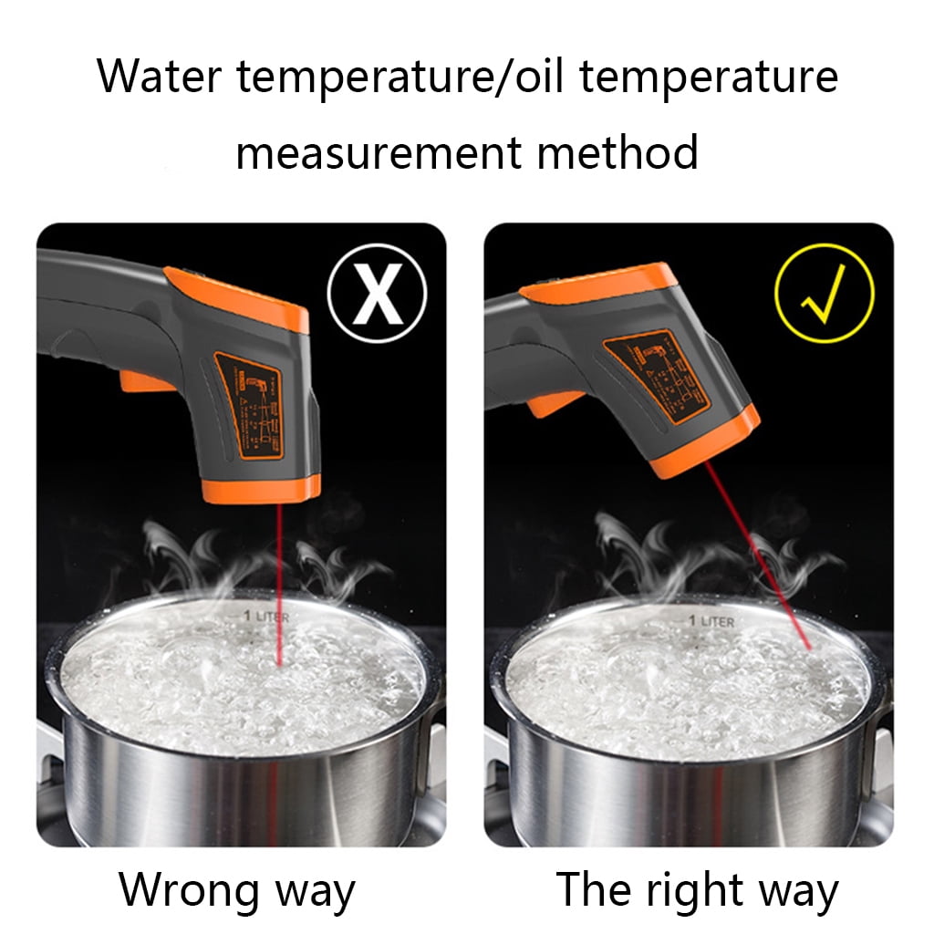 TONKBEEY Infrared Thermometer Non Contact Digital Temperature Gun for Cooking Home Repair