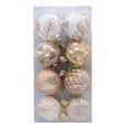 thumbnail image 1 of PENGXIANG 8Pcs Christmas Tree Color Ball Color Drawing Shatterproof Boxed Glitter Multi-styles Scene Layout Lanyard  Party Decor Hanging Ball Pendant for Festival, 1 of 10