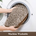 thumbnail image 4 of Ileading Bathroom Rugs Sets 4 Piece, Non Slip Washable Bath Rug, Absorbent Shaggy Bath Mats for Bathroom Floor, Tub, Shower, Brown, 4 of 7