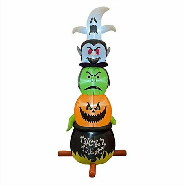 Decoración inflable ACE de Halloween con figuras apiladas