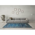 thumbnail image 3 of Ahgly Company Indoor Rectangle Oriental Light Blue Industrial Area Rugs, 3' x 5', 3 of 4