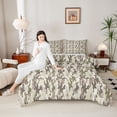 thumbnail image 3 of Erosebridal Green Brown Camo Queen Comforter Set,Rustic Farmhouse Hunting Bedding Comforter Set For Boys Girls, Reversible 3-Piece, 3 of 7