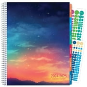 Essential Monthly & Weekly Planner 8.5" x 11" AY 2024-2025 (Tranquil Escape)