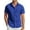 Classic Blue, variant on Mens Wrinkle Free Button Up Shirts Short Sleeve Fitted Casual Dress Shirts
